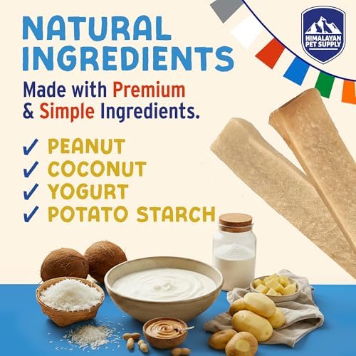 Himalayan Dog Chew Yogurt Sticks, Probiotic Treats, Peanut Butter, 5 Treats - Image 4