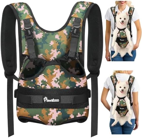 Pawaboo Pet Front Carrier Backpacks for Small Medium Dogs by Pawaboo