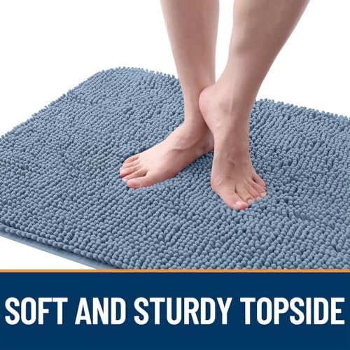 OLANLY Dog Door Mat for Muddy Paws 59x24, Super Absorbent Chenille Mud Mat - Image 4