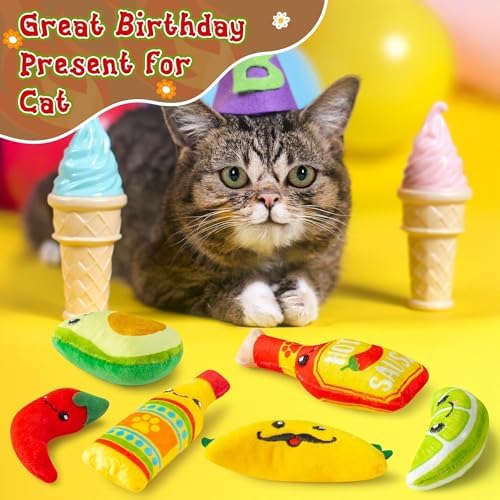 L1rabe Mexican Catnip Toys for Cats, Kitten Birthday Gift for Kitty Lovers - Image 5