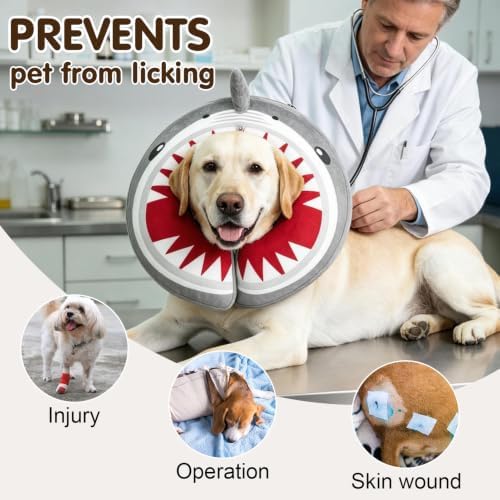 BEAUTYZOO Dog Cone Collar Alternative After Surgery,Pet Neck Donut E-Collar - Image 5