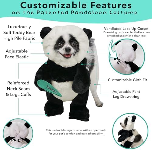 Pandaloon Dog Halloween Costume - As Seen on Shark Tank - Patented - Funny Costume with Arms for Small and Medium Dogs and Cats (Teddy Bear, Size 1(13-14 in Height at TOP of Head,Girth<16 in)) - Image 6