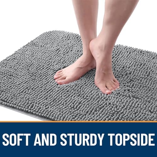 OLANLY Dog Door Mat for Muddy Paws 54x32, Super Absorbent Chenille Mud Mat - Image 4