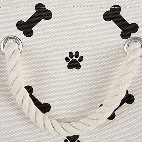 Bone Dry Dog Toy Basket, Rectangle Black Small, Collapsible - Image 3