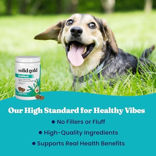 Solid Gold Dog Vitamins, Multivitamin Chews for Immune & Skin, 120ct - Image 7
