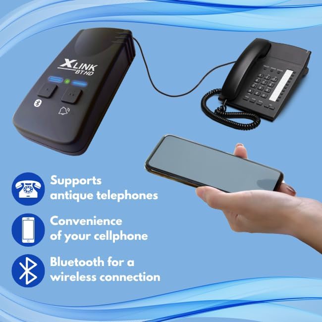 Xtreme Technologies XLink BT HD - Only High Definiton Audio Bluetooth Cell to Home Telephone Adapter (One Cell Phone) - Image 3