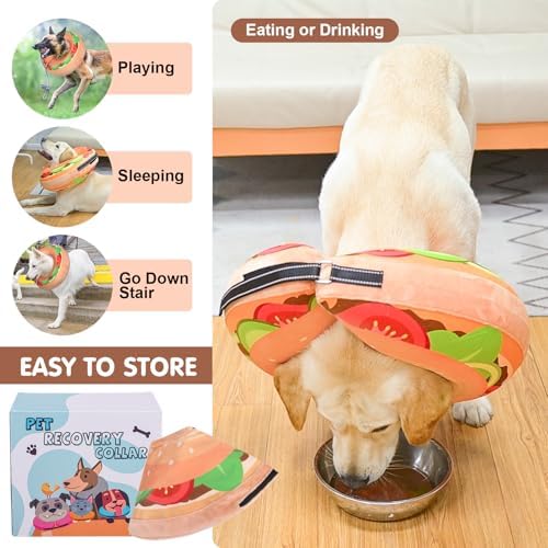 BEAUTYZOO Dog Cone Collar Alternative After Surgery,Pet Neck Donut E‑Collar - Image 5