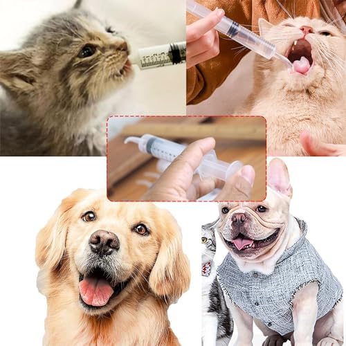 6PCS Pet Feeding Syringe Transparent Aseptic with Measurement 12ml Water Liquid Food Supply Feeding Dosing Device for Birds Dogs Cats Gardening Rinse (Curved Tip 6PCS) - Image 7