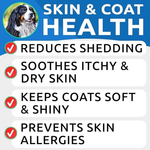 Omega 3 for Dogs - Fish Oil for Skin & Coat Health, Itch & Allergy Support - Image 2
