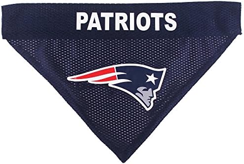 Pets First NFL New England Patriots Reversible Bandana Size XX-Large for Dogs & Cats. 2 Sided Sports Bandana, Premium Embroidery Team Logo, Many NFL Teams Available - Image 2