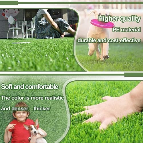 Artificial Grass for Dogs Pee Tray Fake Grass Mat for Professional Puppy Potty Trainer Replacement Dog Grass Pad for Indoor and Outdoor (25.5x19.5 Inch(Pack of 2)) - Image 5
