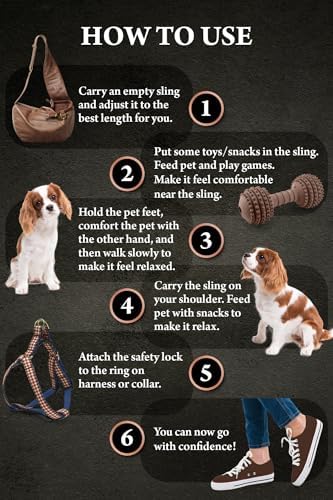 Noah & Paw Dog Sling Carrier for Small Dogs 3-10lb, Dog Sling for Small Dogs and Cats, Dog Carrier with Adjustable Padded Strap, Vegan Leather Lined with Fur, 3X Safety Features, Machine Washable - Image 6