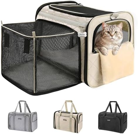 MIDOG Cat Carrier Soft for Small-Medium Cats Up to 25lbs by MIDOG