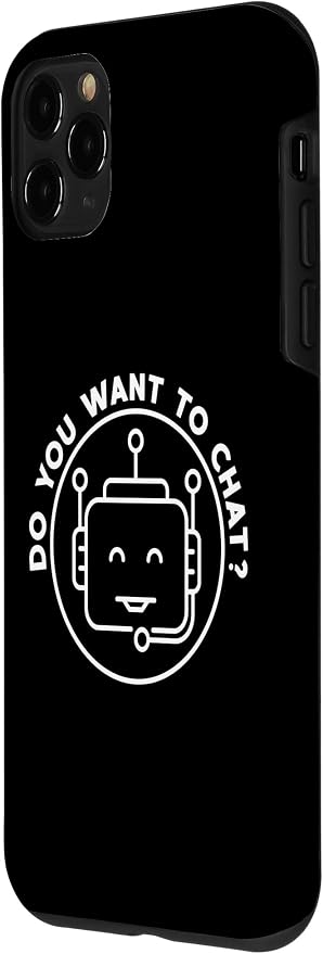 Chatbot - Do You Want To Chat? AI and ML Geek Case for iPhone 11 Pro - Image 2
