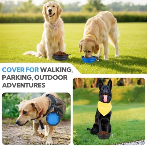 Collapsible Dog Bowl Large 34oz, Travel Dog Water Bowl Portable - Image 5