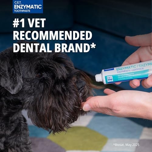 C.E.T. Oral Hygiene Kit for Dogs, Poultry flavor Toothpaste with Toothbrush - Image 2