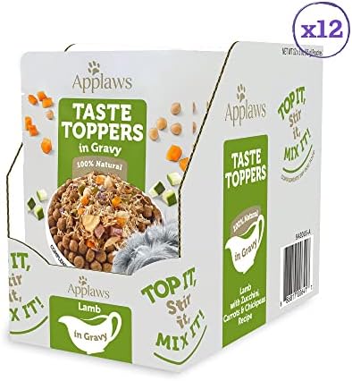 Applaws Taste Toppers Lamb in Gravy Wet Dog Food 12-Pack 3 oz Pouches - Image 2