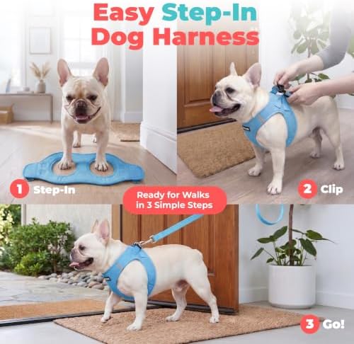 Voyager Step-in Air Dog Vest Harness - Sky Blue, XX-Small - Image 3