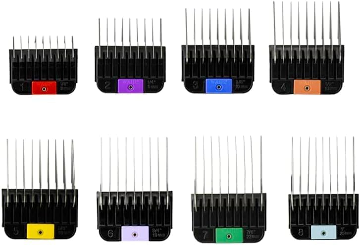 Wahl Pro Animal Stainless Steel Attachment Comb Set, Multicolor 2 - Image 4