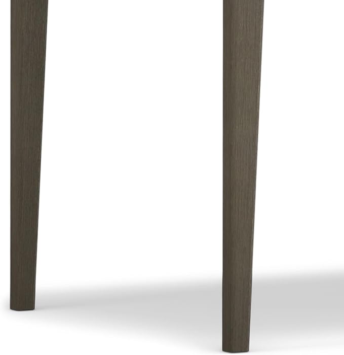 SIMPLIHOME Harper Desk - 60 Inch Wide Solid Wood Writing Desk in Farmhouse Grey, Mid-Century Modern Home Office Computer Table for Workspace or Study with 2 Drawers and Flip-Down Keyboard Tray - Image 8