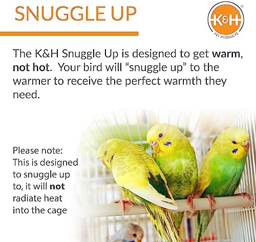 K&H Bird Heater, Snuggle-Up Warmer, Large 7x4in, Low Voltage, Gray - Image 3