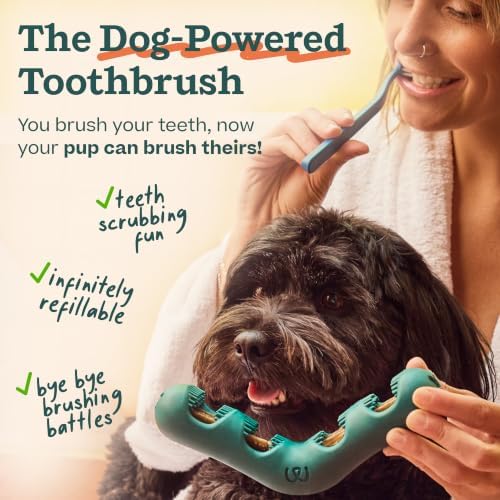 WOOF Bite n' Brush Dog Dental Chew Toy for Small Dogs 10-25 lbs - Image 5