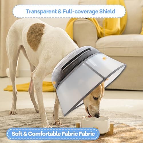 Inflatable Dog Cone Collar,Soft Elizabethan Anti-Lick Pet Recovery Collar - Image 6