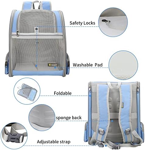 Texsens Innovative Traveler Bubble Backpack Pet Carriers for Cats and Dogs - Image 4