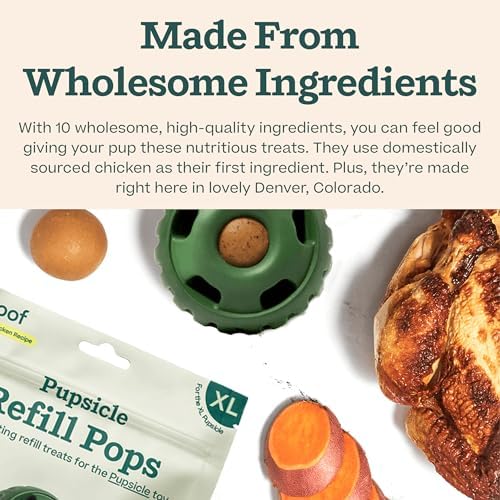 WOOF Pupsicle Chicken Refill Pops Dog Treats, XL, 5 Count, 3 Pack - Image 4