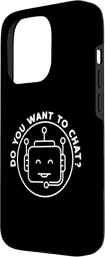 Chatbot - Do You Want To Chat? AI and ML Geek Case for iPhone 15 Pro - Image 2
