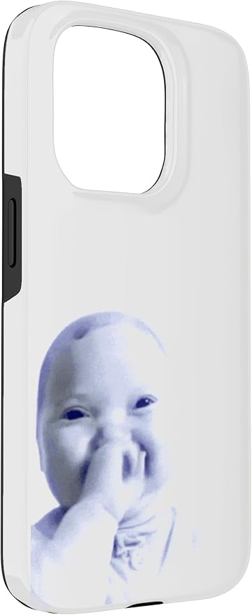 AI Baby Holding Laugh Meme Case for iPhone 15 Pro - Image 3