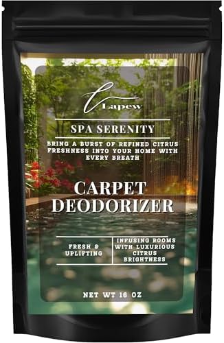 Lapew Spa Serenity Carpet Deodorizer Powder - Pet Safe Freshener for Vacuuming | Scented Odor Eliminator for Home | 16 oz by Lapew