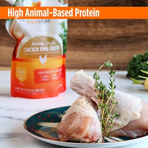 Nulo Freestyle Bone Broth, Premium Food Topper for Cats and Dogs, with Collagen and Chondroitin Sulfate to Help Boost The Quality of Your Pet’s Coat and Skin, 20 FL Oz Pouch (Pack of 2) - Image 5