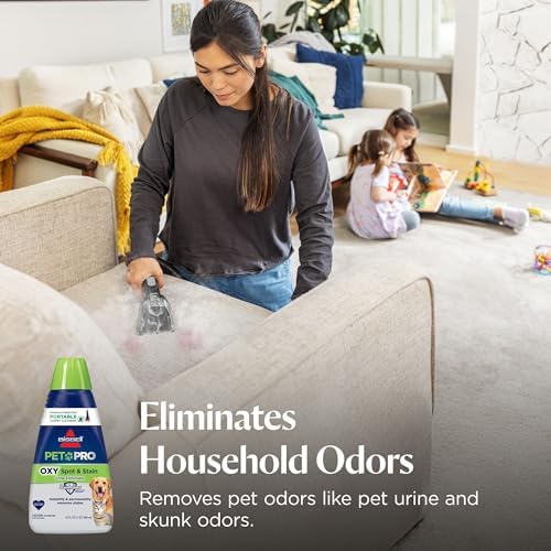 Bissell PET PRO OXY Spot & Stain Formula for Portable Carpet Cleaners, 32 oz., 2034 - Image 5