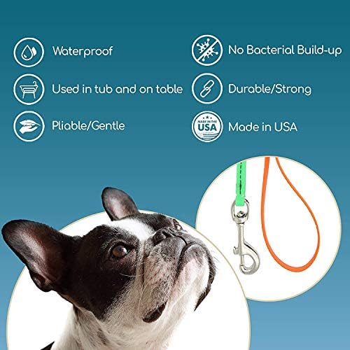 Jelly Pet Grooming Loop for Dogs, Fits Most Pet Grooming Tubs/Tables, Easy to Clean, Waterproof & Durable Noose Loop, Stronger Than Leather, Made in The USA (1/2'' x 24'', Lime Green) - Image 6