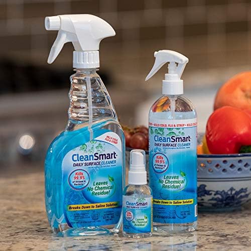 CleanSmart Daily Surface Cleaner Disinfectant Travel Size, 2 oz (3 pack) - Image 5