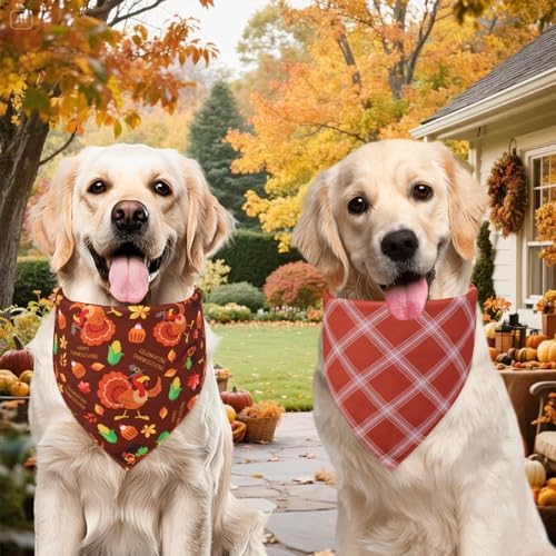 Fall Dog Bandanas Small 3PCS, Scarf for Boy and Girl - Image 4