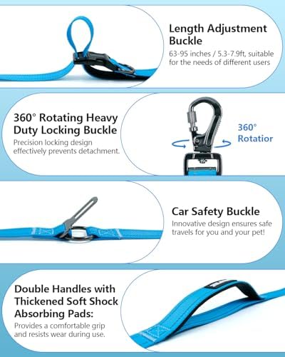 Hands Free Dog Leash, Multifunctional Crossbody Dog Leash - Image 4