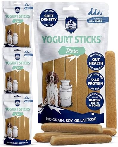 Himalayan Dog Chew Yogurt Sticks, Probiotic Dog Treats, Original, 20 Treats by HimalayanDogChew