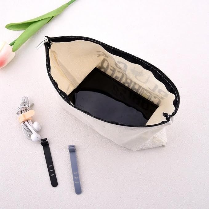 Travel Charger Organizer Bag for Cords and Cables Plug Charging Bag Earphone Storage Pouch Small Electronic Makeup Bags Wire Charge Holder Pouch with Zipper Usb Pouches for Travel Gifts for Men Women - Image 6