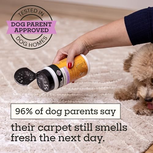 Pet Life Unlimited Carpet Deodorizer Powder, StrongPet Odor Eliminator & Carpet Freshener, Plant-Based Wild Sage & Neroli Scent, PetSafe, 16 Ounce (Pack of 6) - Image 4