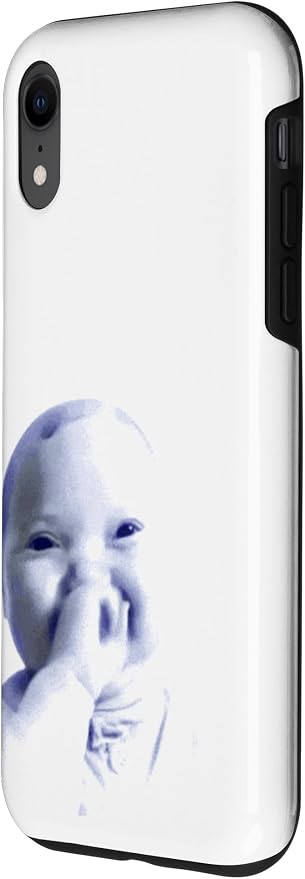AI Baby Holding Laugh Meme Case for iPhone XR - Image 2