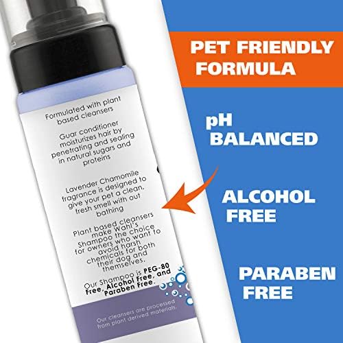 Wahl Waterless No Rinse Shampoo for Animals, Lavender Chamomile, 7.1 oz - Image 4