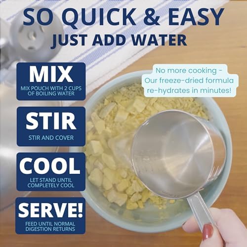 Under the Weather Bland Diet for Dogs | Easy to Digest for Sick Dogs | Always Be Ready | Contains Electrolytes - All Natural Freeze Dried 100% Human Grade Meats | 1 Pack - Chicken, Rice - 6oz - Image 3
