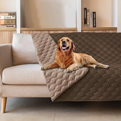 gogobunny Waterproof Pet Blanket for Bed, Washable Couch Cover for Dog Cat by gogobunny