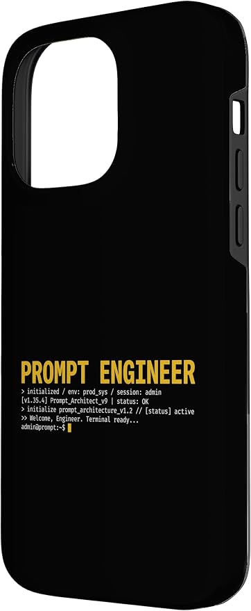 Prompt Engineer Terminal Screen AI Developer Software Coder Case for iPhone 14 Pro Max - Image 2