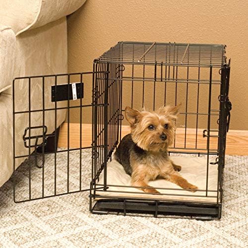 K&H PET PRODUCTS Self-Warming Crate Pad Tan X-Small 14 X 22 Inches - Image 2
