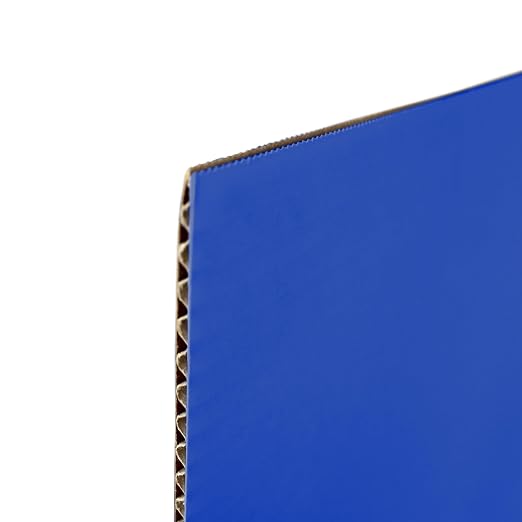 Flipside Products 18”x 48” Blue Study Carrel, Privacy Boards, Student Privacy and Focus Booth for The Classroom, Desk Divider Cubby for Tests, Made in USA - 12 Pack - Image 4