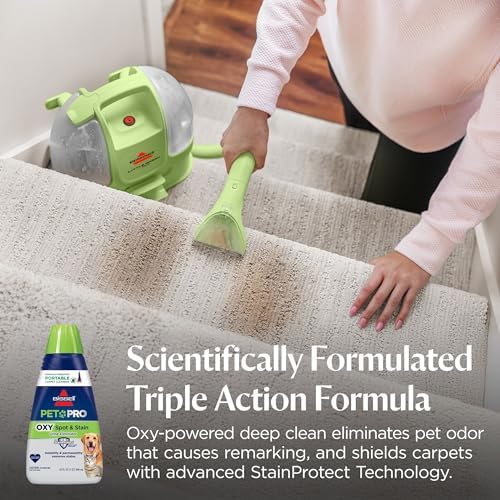 Bissell PET PRO OXY Spot & Stain Formula for Portable Carpet Cleaners, 32 oz., 2034 - Image 4