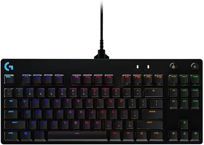 Logitech G PRO Mechanical Gaming Keyboard + G502 Hero Wired Gaming Mouse Bundle - Black - Image 2
